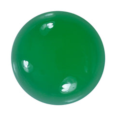DYED CHRYSOPRASE CHALCEDONY ROUND CAB 15.50MM 8.80 Cts.