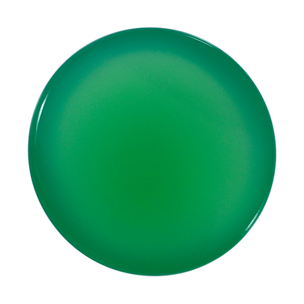 DYED CHRYSOPRASE CHALCEDONY ROUND CAB 15.50MM 8.80 Cts.