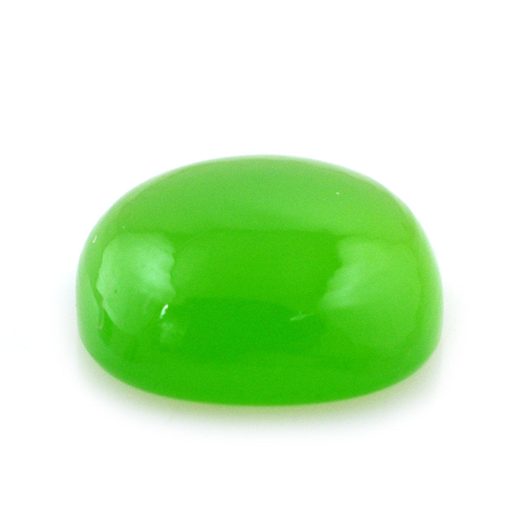 DYED CHRYSOPRASE CHALCEDONY CUSHION CAB 10MM 3.53 Cts.