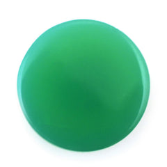 DYED CHRYSOPRASE CHALCEDONY ROUND CAB 10MM 4.15 Cts.