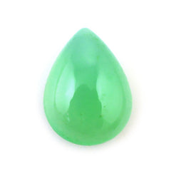 DYED CHRYSOPRASE CHALCEDONY PEAR CAB 8X6MM 1.00 Cts.
