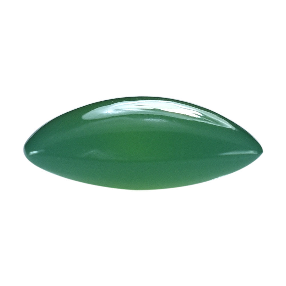 DYED CHRYSOPRASE CHALCEDONY LENTIL TRILLION 13MM 5.14 Cts.