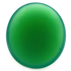 DYED CHRYSOPRASE CHALCEDONY OVAL CAB 30X25MM 29.90 Cts.