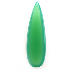 DYED CHRYSOPRASE CHALCEDONY PEAR CAB 25X7MM 4.95 Cts.