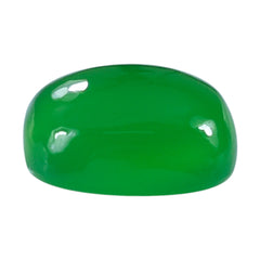DYED CHRYSOPRASE CHALCEDONY CUSHION CAB 10MM 3.65 Cts.