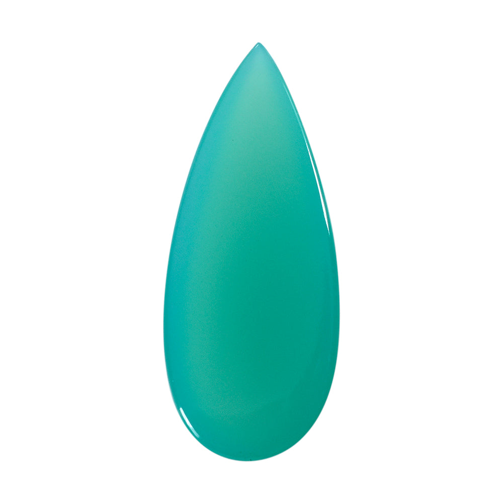 CHRYSOPRASE CHALCEDONY PEAR CAB 27X11MM 12.19 Cts.