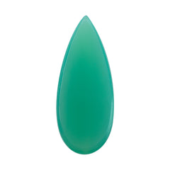 DYED CHRYSOPRASE CHALCEDONY CHECKER PEAR CAB 27X11MM 7.81 Cts.