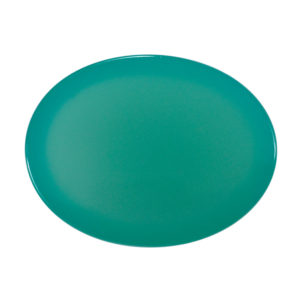 DYED CHRYSOPRASE CHALCEDONY OVAL CAB 13X10MM 3.72 Cts.