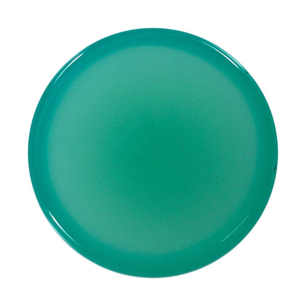 DYED CHRYSOPRASE CHALCEDONY ROUND CAB 13MM 4.80 Cts.
