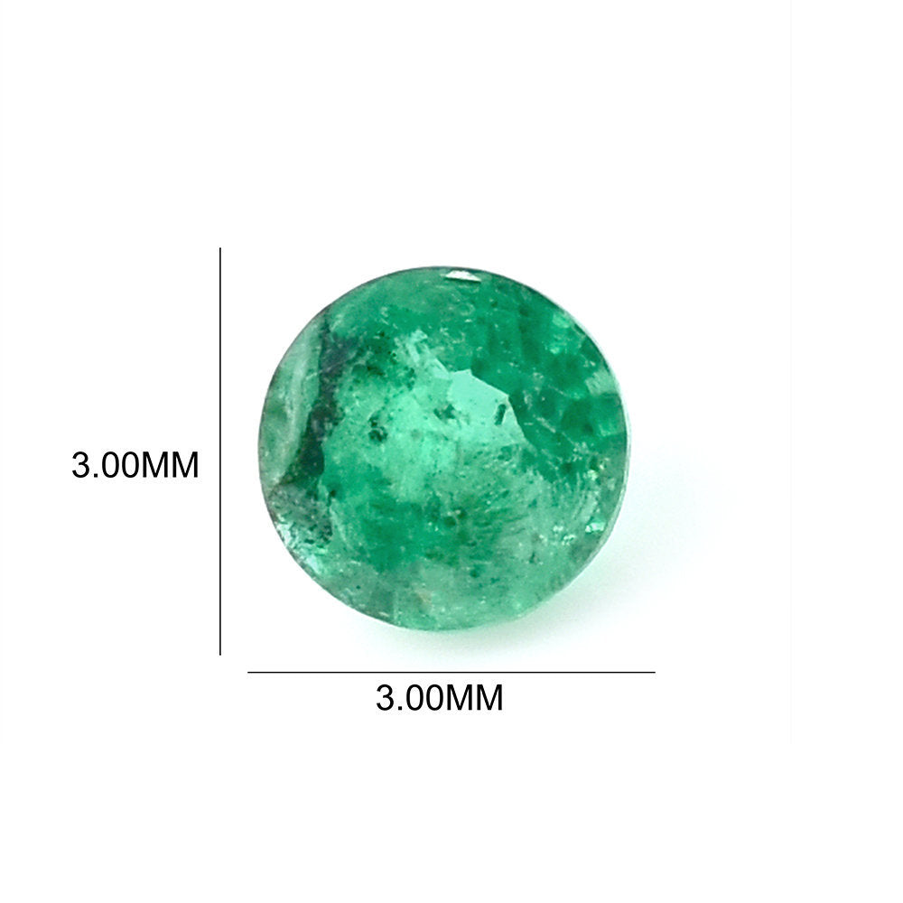 EMERALD CUT (MEDIUM/SI) ROUND 3.00X3.00 MM 0.12 Cts.