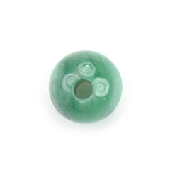 EMERALD PLAIN ROUND BALL (DARK/WITH SOME BLACK SPOTS) 6.00X6.00 MM 1.52 Cts.