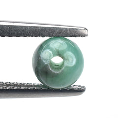 EMERALD PLAIN ROUND BALL (DARK/WITH SOME BLACK SPOTS) 6.00X6.00 MM 1.52 Cts.
