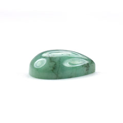EMERALD PLAIN CAB PEAR (MEDIUM/WITH SOME BLACK SPOTS) 16.00X11.00 MM 7.25 Cts.