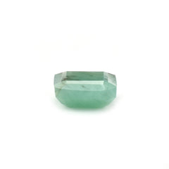 EMERALD BOTH SIDE TABLE CUT OCTAGON (DARK/MANY BLACK SPOT WHITE PACTH) 5.00X5.00 MM 0.37 Cts.