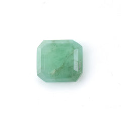 EMERALD BOTH SIDE TABLE CUT OCTAGON (MEDIUM/SOME BLACK SPOT WHITE PACTH) 5.00X5.00 MM 0.44 Cts.