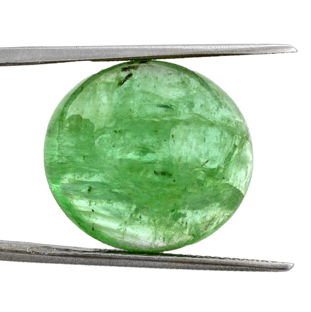 EMERALD OVAL CAB 19X17MM 24.50 Cts.