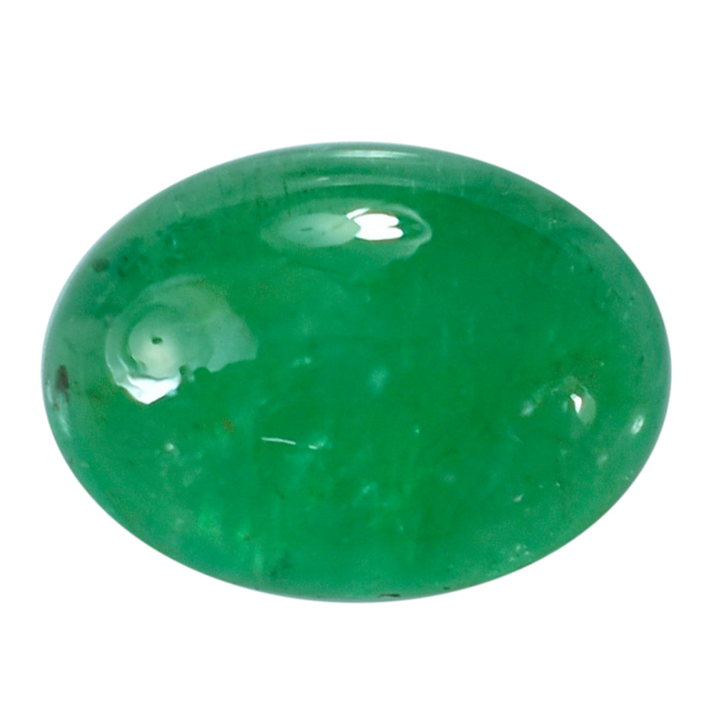 EMERALD OVAL CAB 10.50X7.50MM 2.37 Cts.