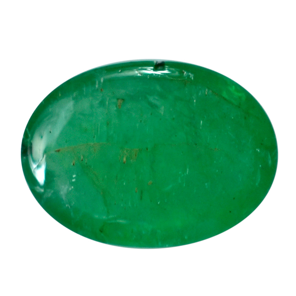 EMERALD OVAL CAB 10.50X7.50MM 2.37 Cts.