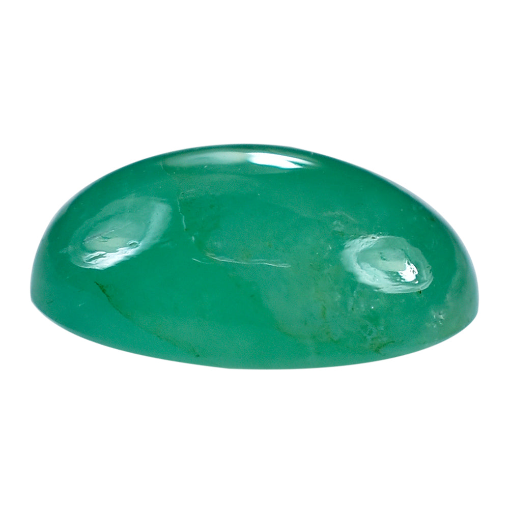 EMERALD OVAL CAB 10.50X8MM 2.97 Cts.