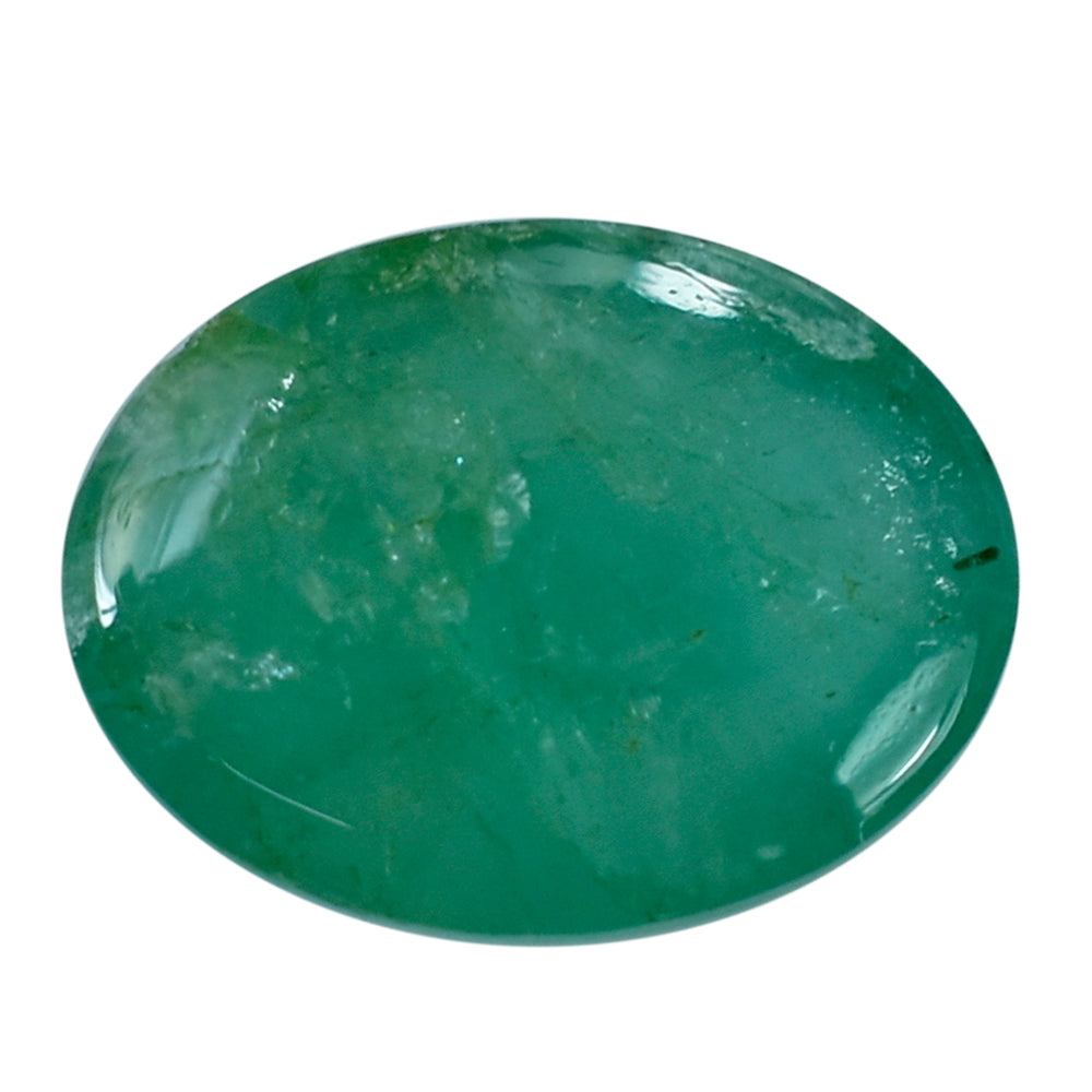 EMERALD OVAL CAB 10.50X8MM 2.97 Cts.