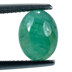 EMERALD OVAL CAB 10.50X8MM 2.97 Cts.