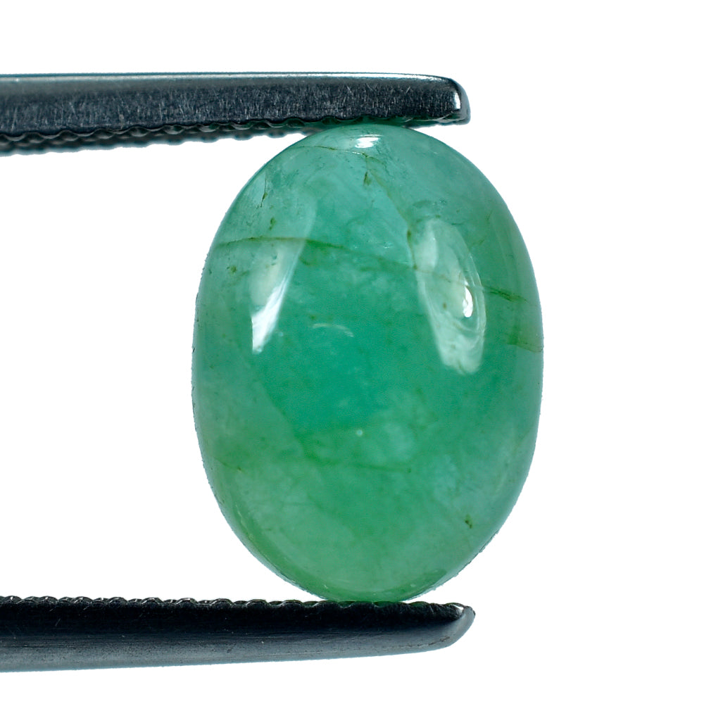 EMERALD OVAL CAB 11.50X8.50MM 3.74 Cts.