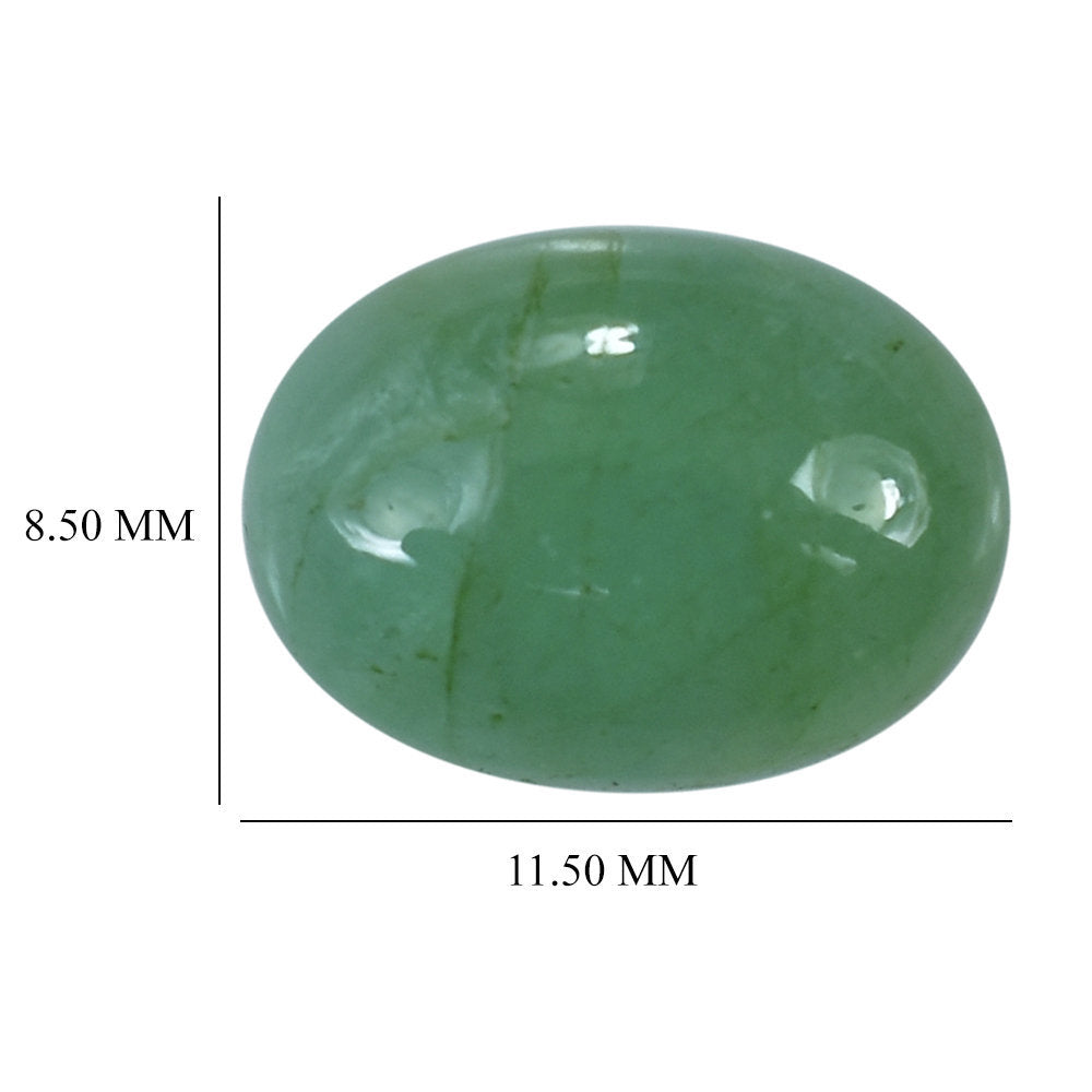 EMERALD OVAL CAB 11.50X8.50MM 3.74 Cts.