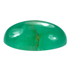EMERALD OVAL CAB 11X9MM 3.43 Cts.