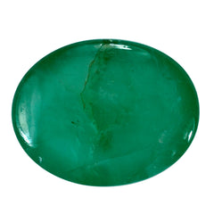 EMERALD OVAL CAB 11X9MM 3.43 Cts.