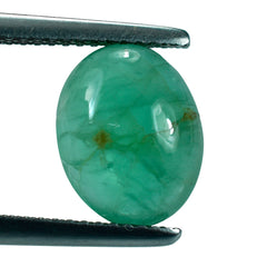 EMERALD OVAL CAB 11X9MM 3.43 Cts.