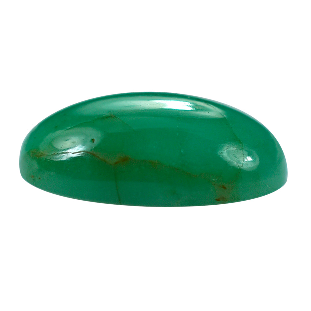 EMERALD OVAL CAB 12.50X9MM 4.06 Cts.