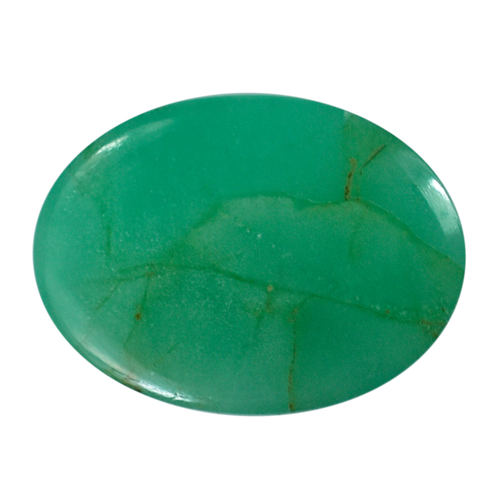 EMERALD OVAL CAB 12.50X9MM 4.06 Cts.