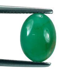 EMERALD OVAL CAB 12.50X9MM 4.06 Cts.