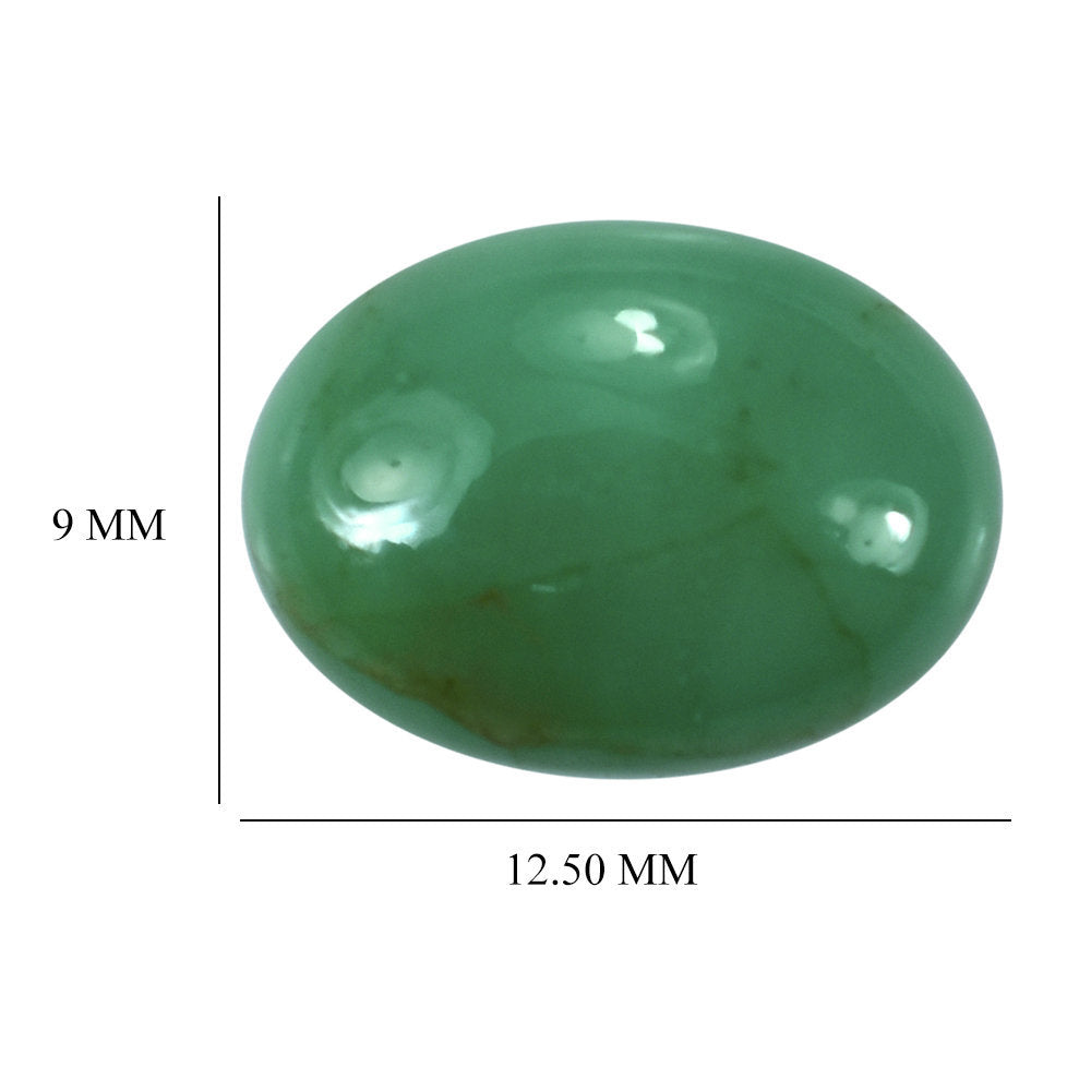 EMERALD OVAL CAB 12.50X9MM 4.06 Cts.