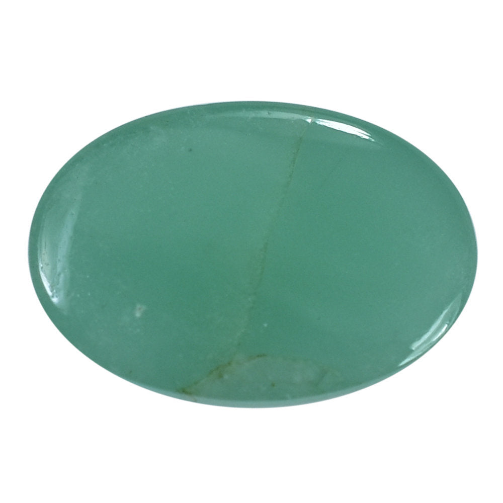 EMERALD OVAL CAB 12X8.50MM 3.83 Cts.