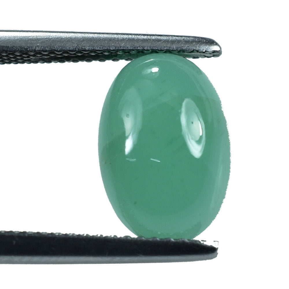 EMERALD OVAL CAB 12X8.50MM 3.83 Cts.