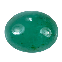 EMERALD OVAL CAB 14X11MM 6.38 Cts.