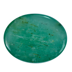 EMERALD OVAL CAB 14X11MM 6.38 Cts.