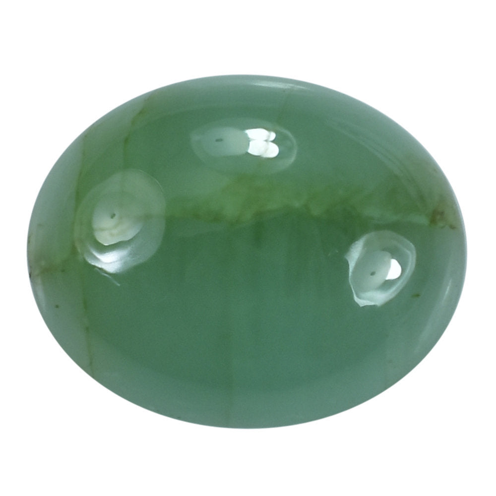 EMERALD OVAL CAB 14X11.50MM 6.44 Cts.