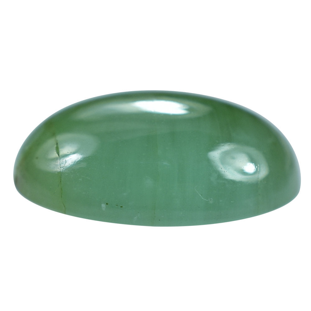 EMERALD OVAL CAB 14X11.50MM 6.44 Cts.