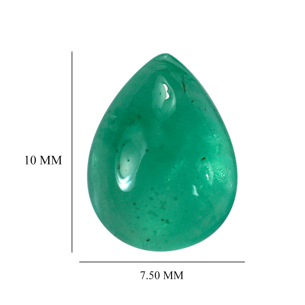 EMERALD PEAR CAB 10X7.50MM 1.93 Cts.