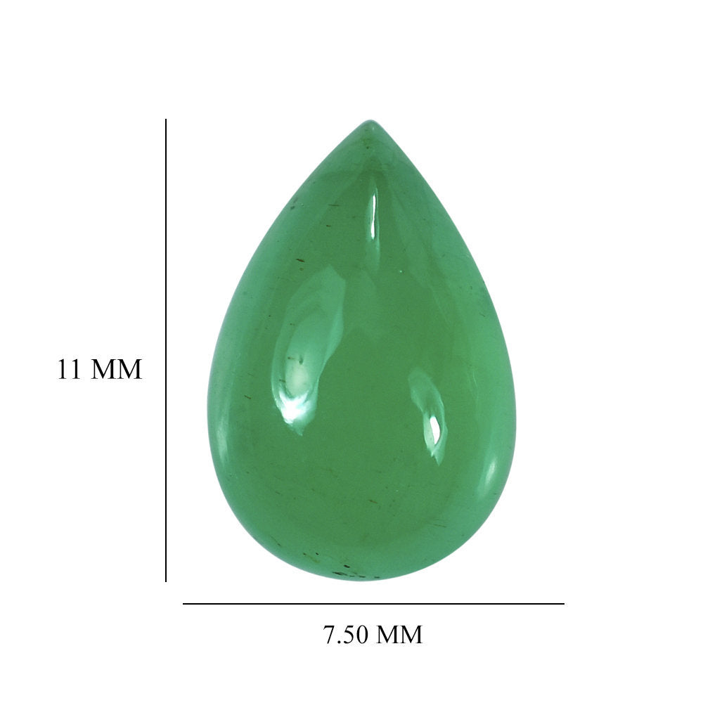 EMERALD PEAR CAB 11X7.50MM 2.55 Cts.