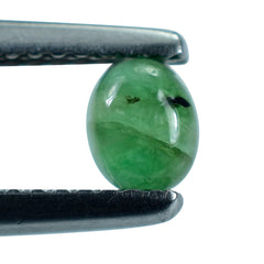 EMERALD OVAL CAB 5X4MM 0.41 Cts