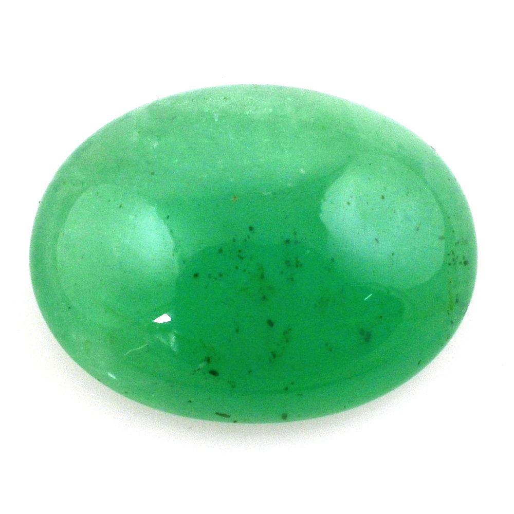 EMERALD OVAL CAB 17.70X13.50MM 11.65 Cts.