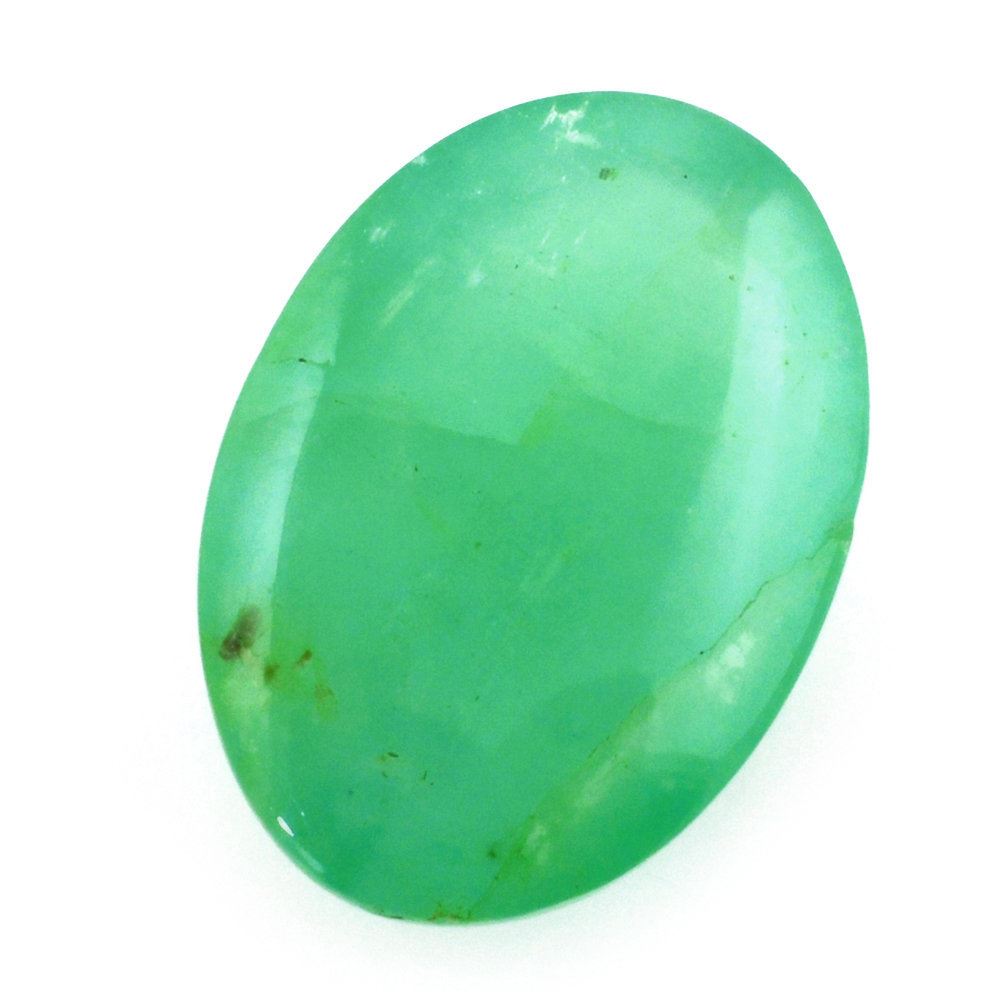 EMERALD OVAL CAB 13X9MM 4.70 Cts.