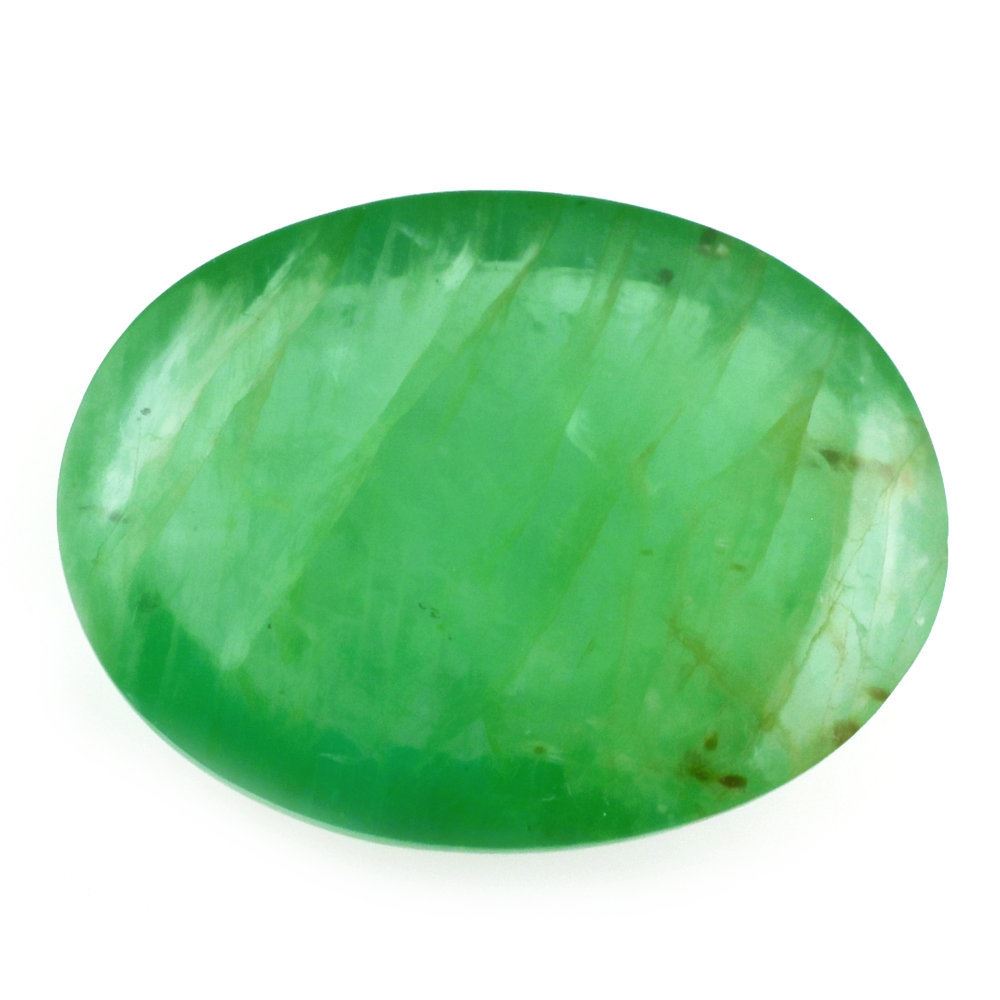 EMERALD OVAL CAB 16.50X12.50MM 8.60 Cts.