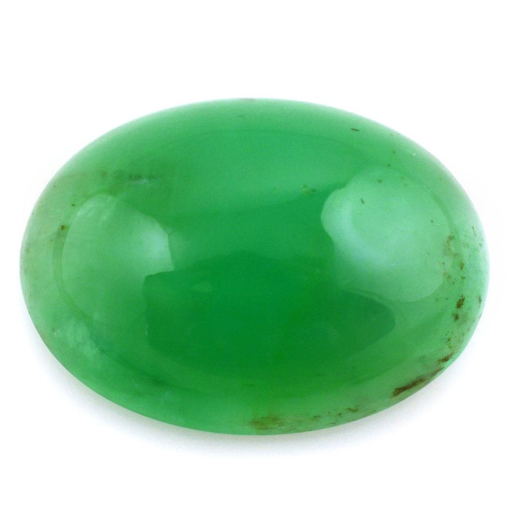 EMERALD OVAL CAB 21X15MM 17.75 Cts.