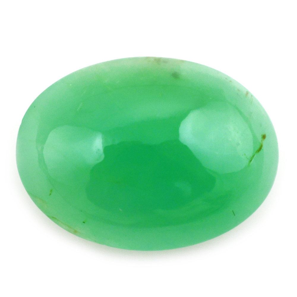 EMERALD OVAL CAB 15.50X11.50MM 7.45 Cts.