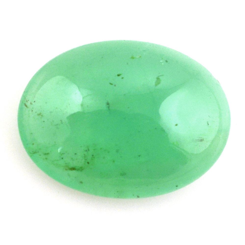 EMERALD OVAL CAB 15.50X11.50MM 6.55 Cts.