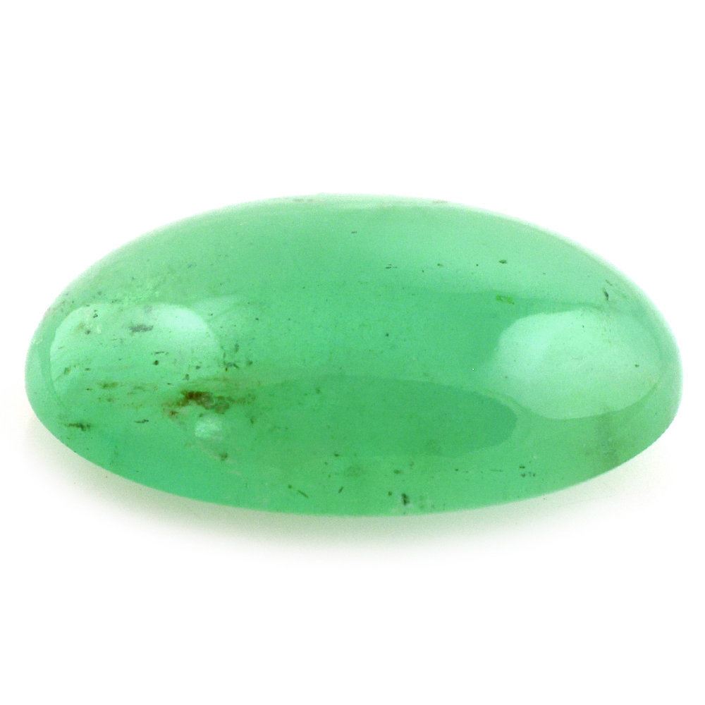 EMERALD OVAL CAB 15.50X11.50MM 6.55 Cts.